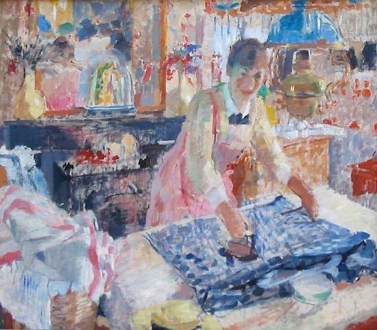 Rik Wouters Woman Ironing Germany oil painting art